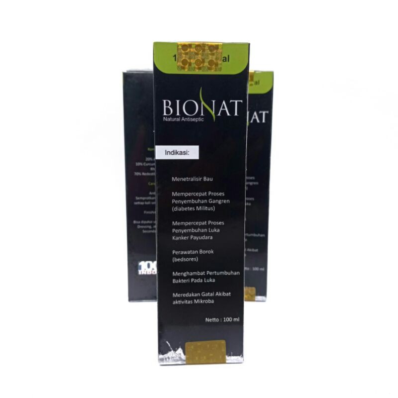 Obat Luka Kanker Diabetes 100ml - Penetral Bau Luka - Bionat Spray Natural Antisrptic