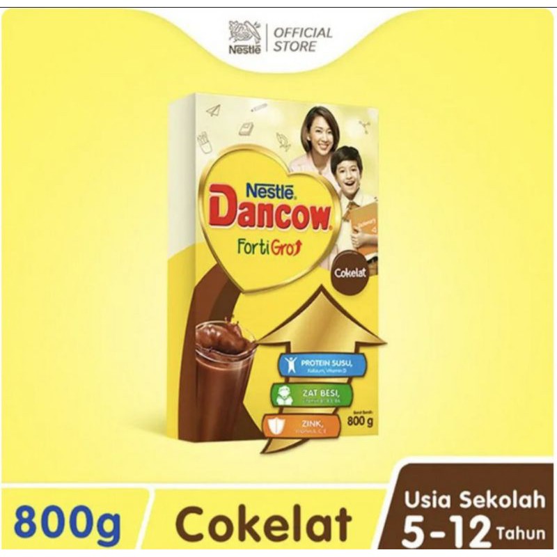 

DANCOW FortiGro Instant Coklat Box 800gr / 800 gr