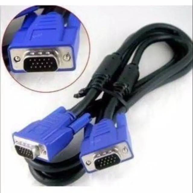 Kabel VGA Monitor Komputer 1,5 meter kwalitas bagus