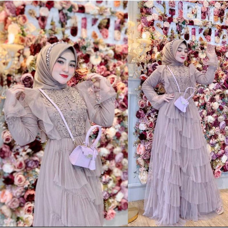 dress tutu brokat shellasaukia original