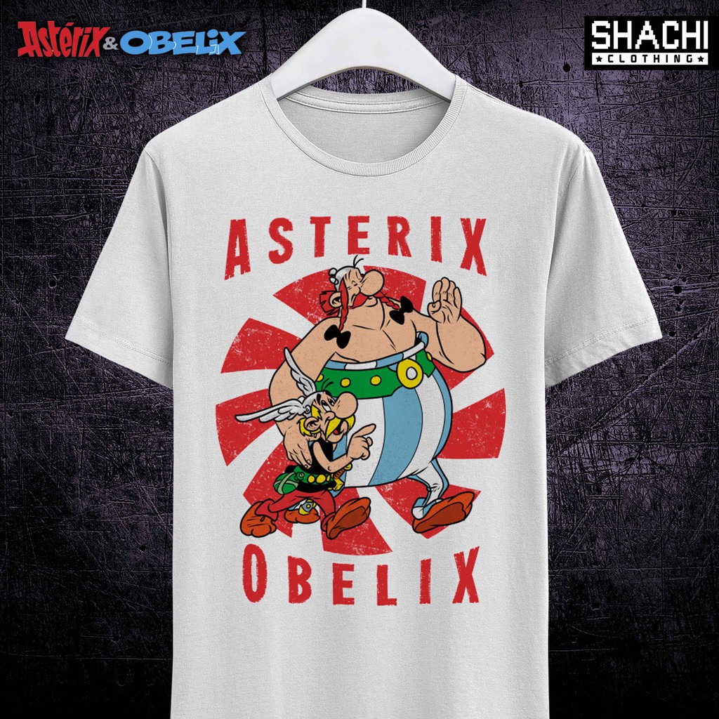 T Shirt Kaos Komik Jadul ASTERIX & OBELIX 02 - Premium White NSA