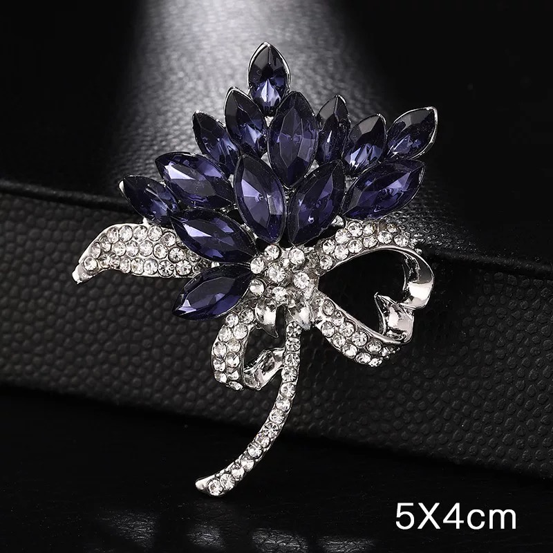 Baru Kreatif Mutiara Pin Bros Berlian Imitasi Bros Elegan Cukup Gaya Bros Mutiara Bros-49#