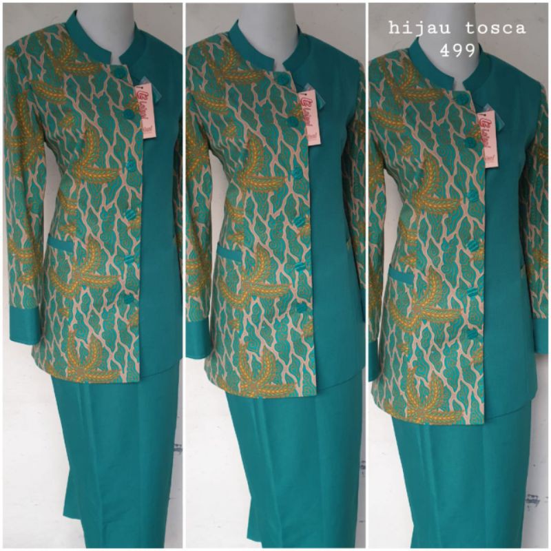 blazer lolani batik set rok