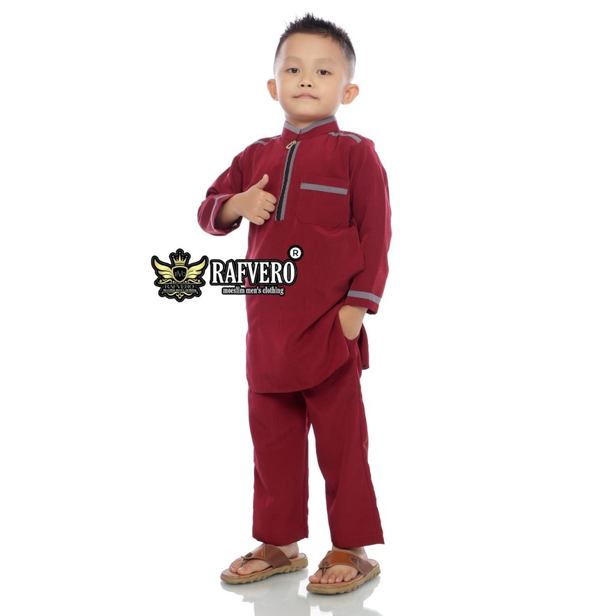 Setelan Anak Laki laki Jubah Gamis Pakistan Azwan Original Rafvero