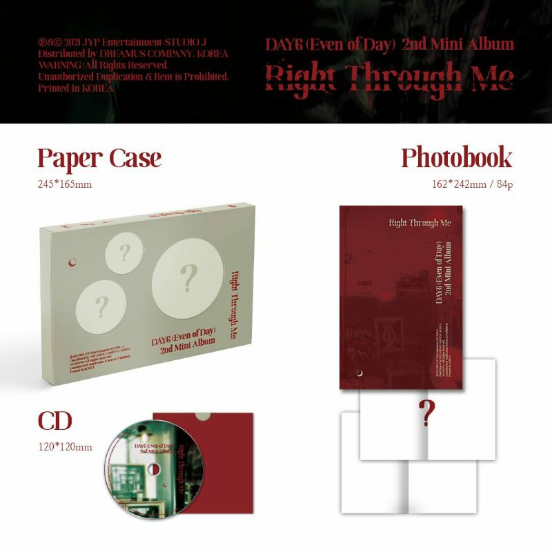 [PO]DAY6 ALBUM EOD - RIGHT THROUGH ME