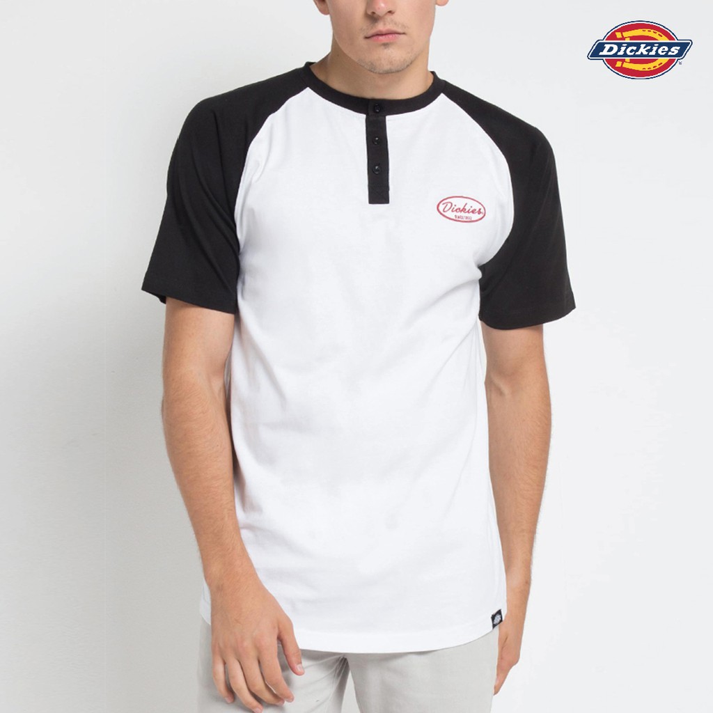 Dickies Daytona Henley Raglan Tee Kaos Pria Dickies Original