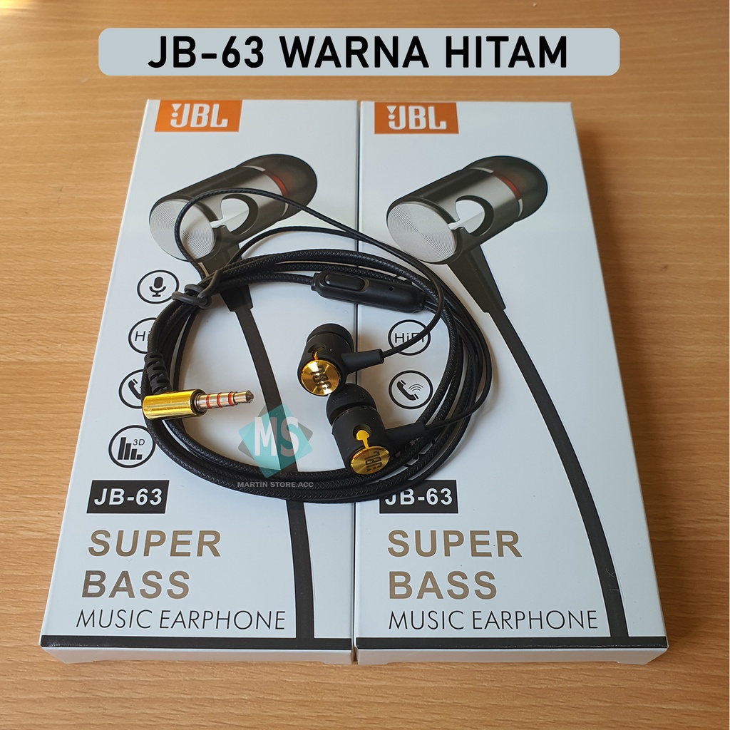 Headset jbl-Earphone Megabass Hi fi Stereo / Handfree JBL Universal Superbass