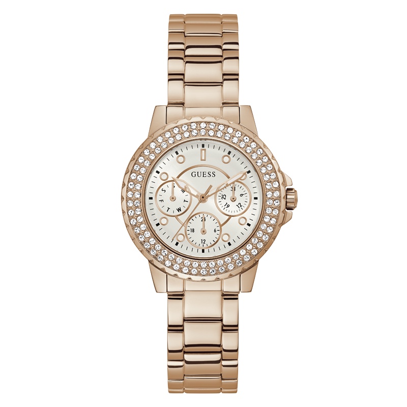 Guess Watch Rose Gold CROWN JEWEL - GW0410L3