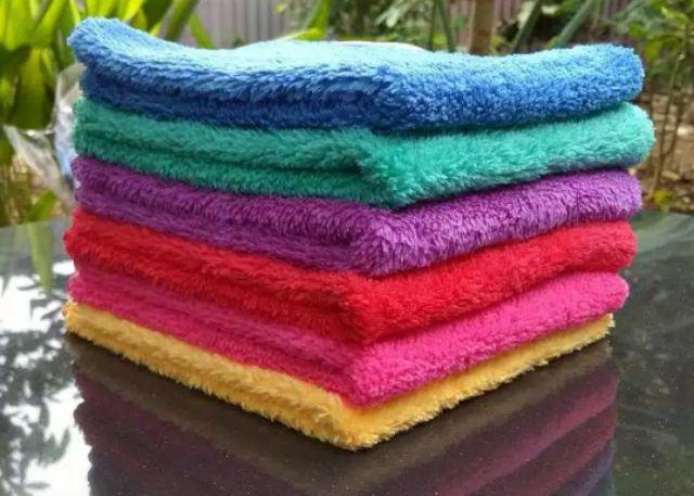 Handuk Kain Lap Microfiber Super Soft 30x30cm 360gsm Motor Mobil