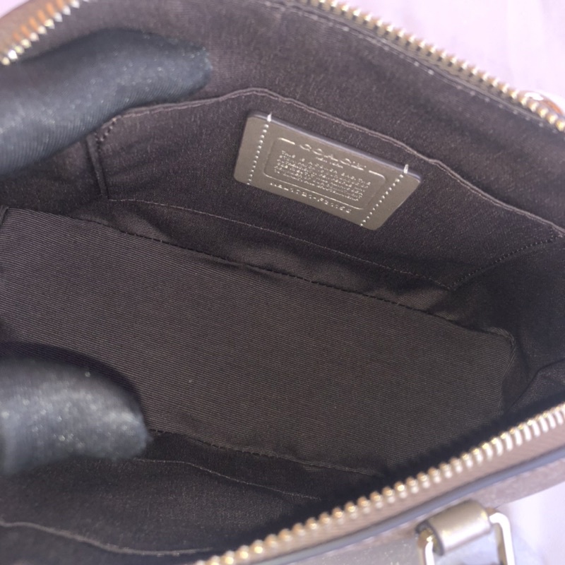 Coach Mini Sierra Satchel In Signature Canvas Light Gold (F31156)
