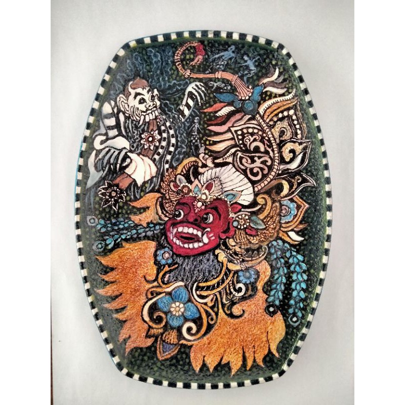 

Piring Plastik Lukis / Art Painting