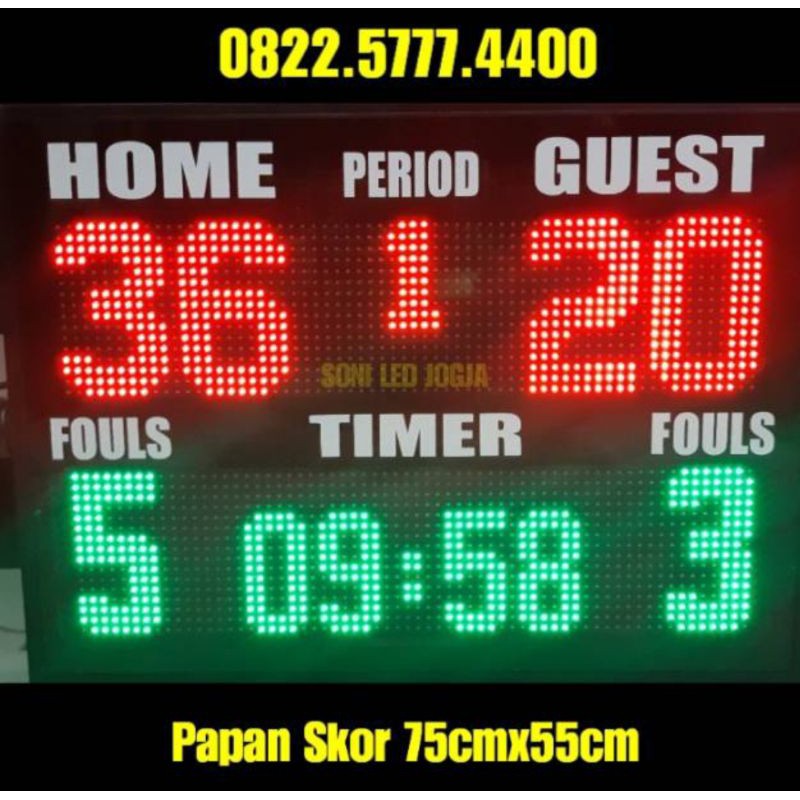 Papanskor WIRELLES skoring scoreboard Futsal Basket led papan skor