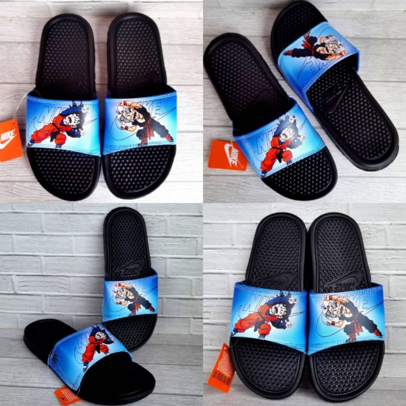 Sandal Slide Nike Benassi Swoosh x DragonBall. 39-44. Gratis Box