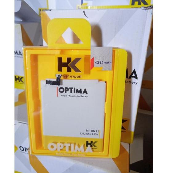 "KBG.31My22ᶠ" Baterai HK BN31 BN 31 Redmi Note 5A Double IC 4312mAh