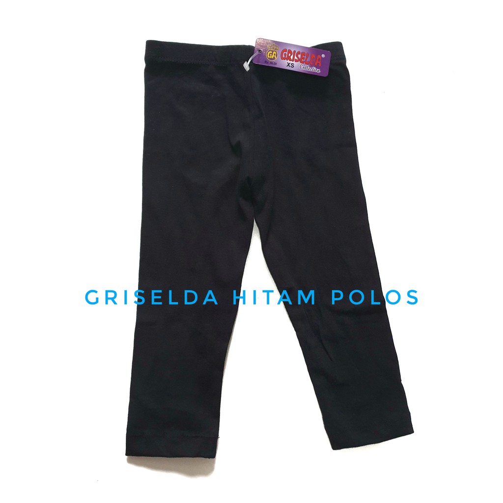 Legging Griselda Hitam Dongker Polos