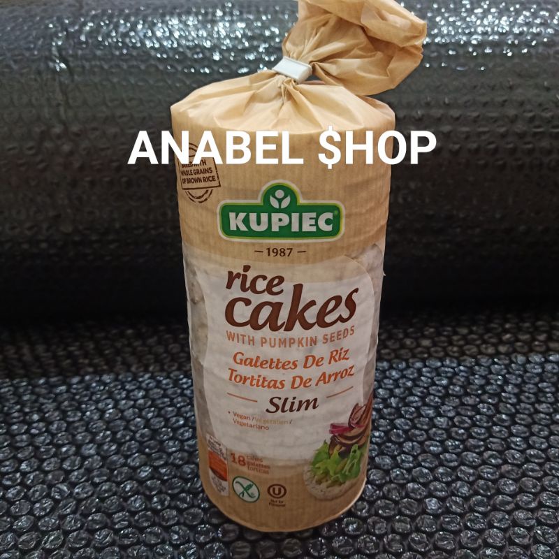 

Kupiec Rice Cakes With Pumpkin Seeds Kue Beras Snack Diet