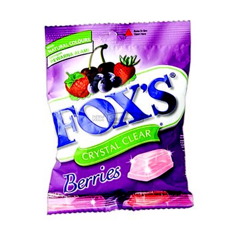 

Fox's Candy Crystal Clear Berries 90G - Alhanan/04