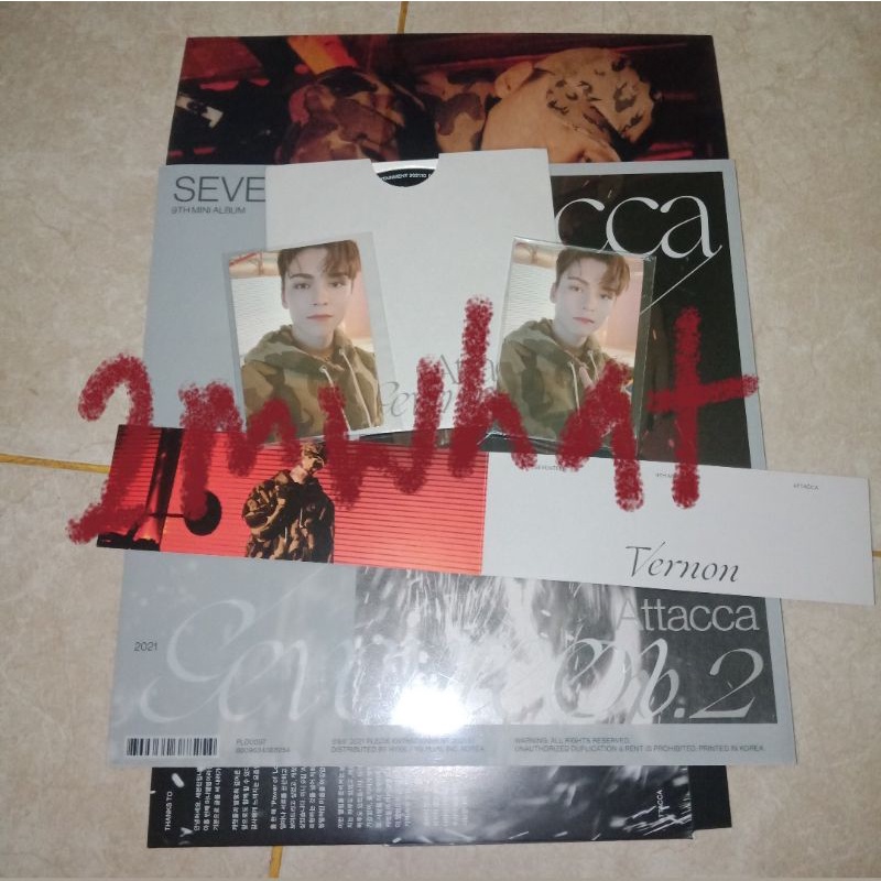 [READ DESCRIPTION] Album SEVENTEEN Attacca OP 2 Photobook PB HipHop Team