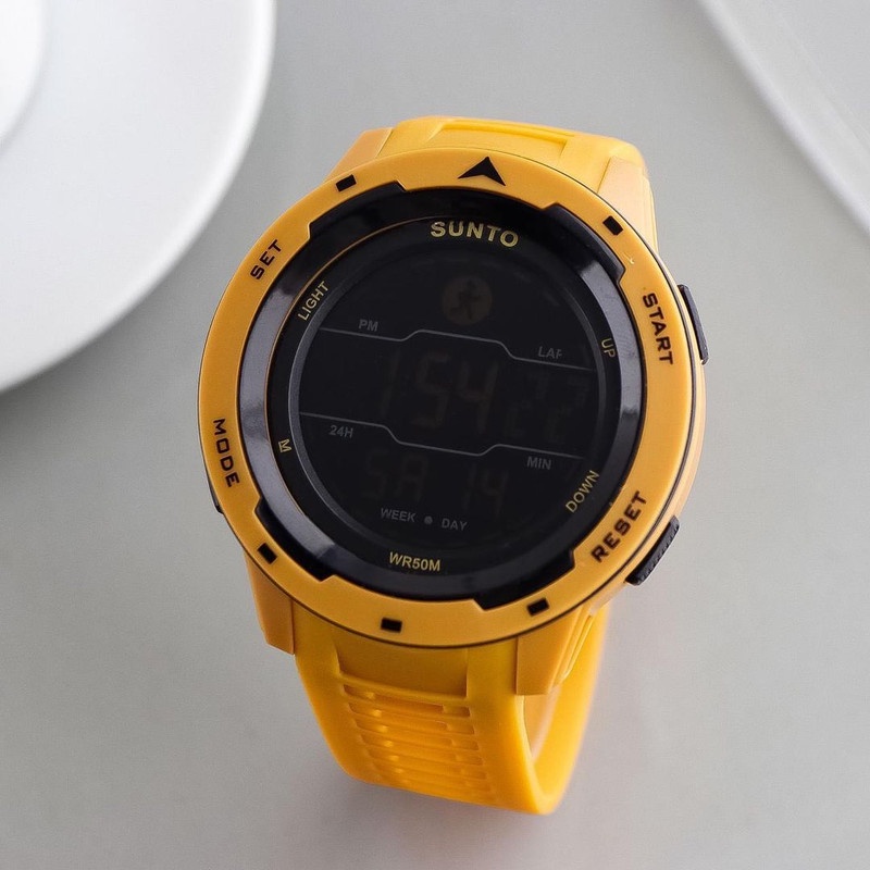 Jam Tangan Pria Wanita Watch SUUNTO 347 Karet Digital