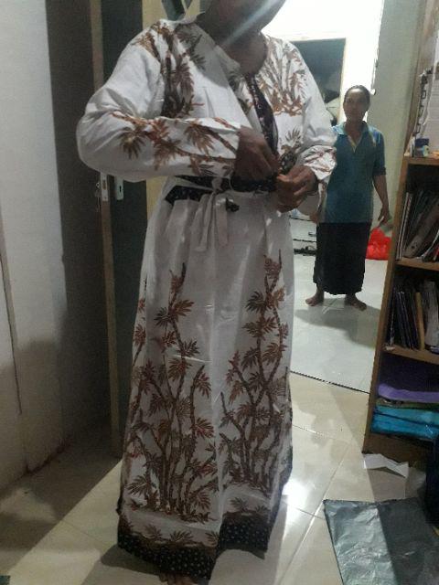 Maura Couple - Sania Ruffle Batik Couple Ori Ndoro Jowi Dnt Garansi