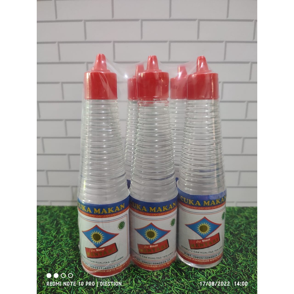 Paket Hemat Cuka Makan Cap Sinar Mentari Isi 6 Botol 150mL [Halal]