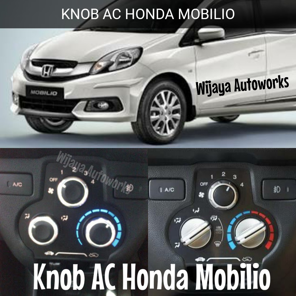 Knop Ac Honda mobilio Honda Brio 1  set 3 pcs