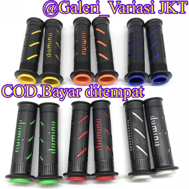 NEW Handgrip Motor Handgrip Domino Garis Universal Nmax,Aerox,Pcx,Vario,R15,Vixion,Cbr150r,Ninja Dll