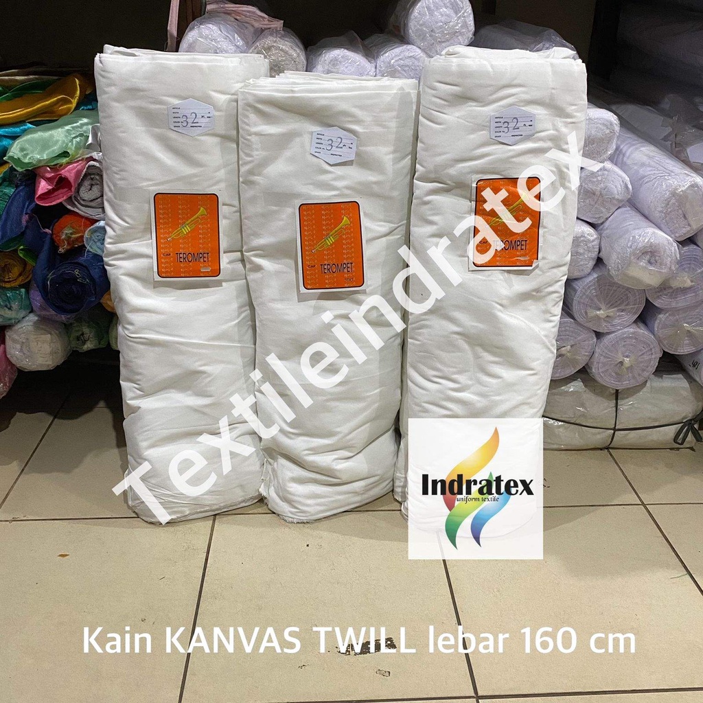 ( per 1 roll ) kain KANVAS TWILL lebar 160 cm canvas polyester grey greige blacu belacu bahan tas tote bag sepatu dekorasi alas piknik background foto backdrop tirai hordeng gorden kerajinan tangan