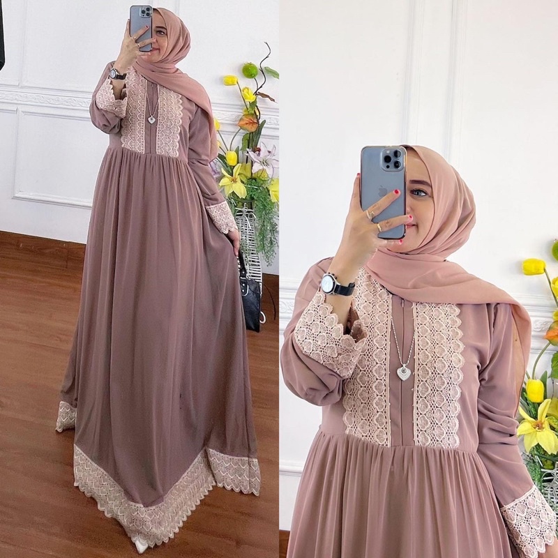 GAMIS NILA DRESS DUBAI TERBARU