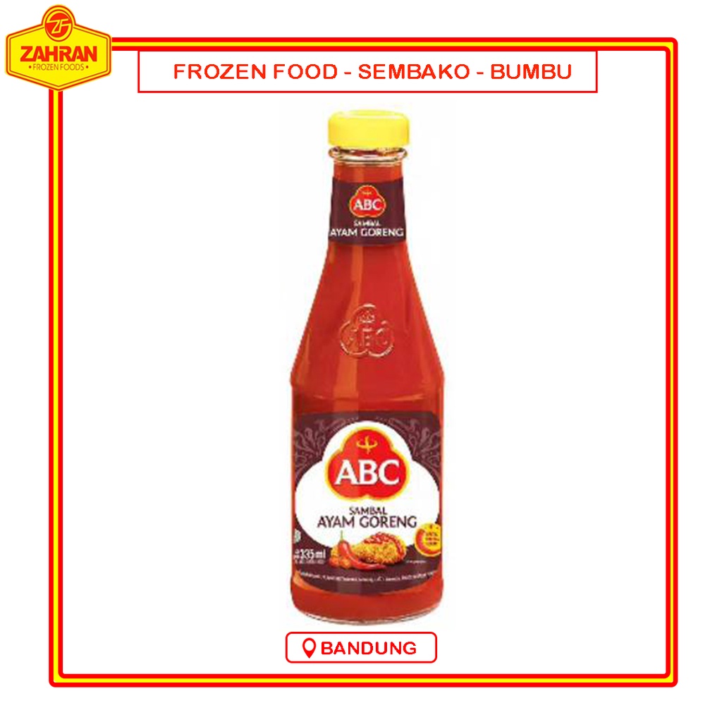 

Saus Sambal Ayam Goreng ABC 335ml Saos Promo Bandung