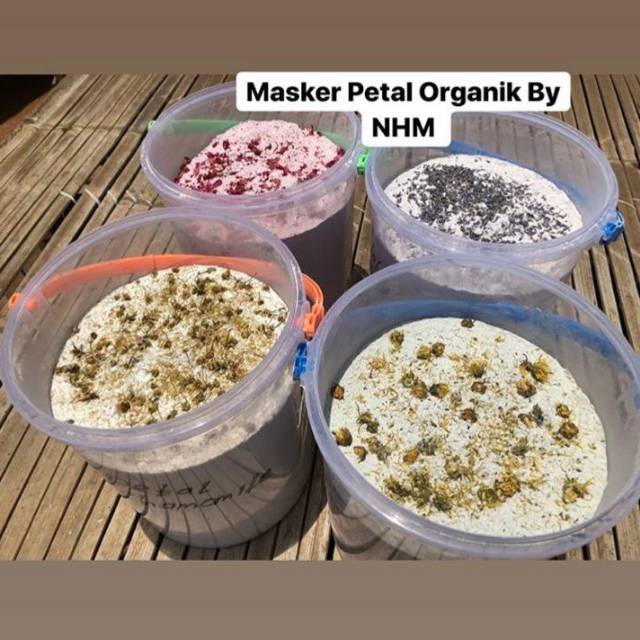Masker organik petal flower 1 kiloan