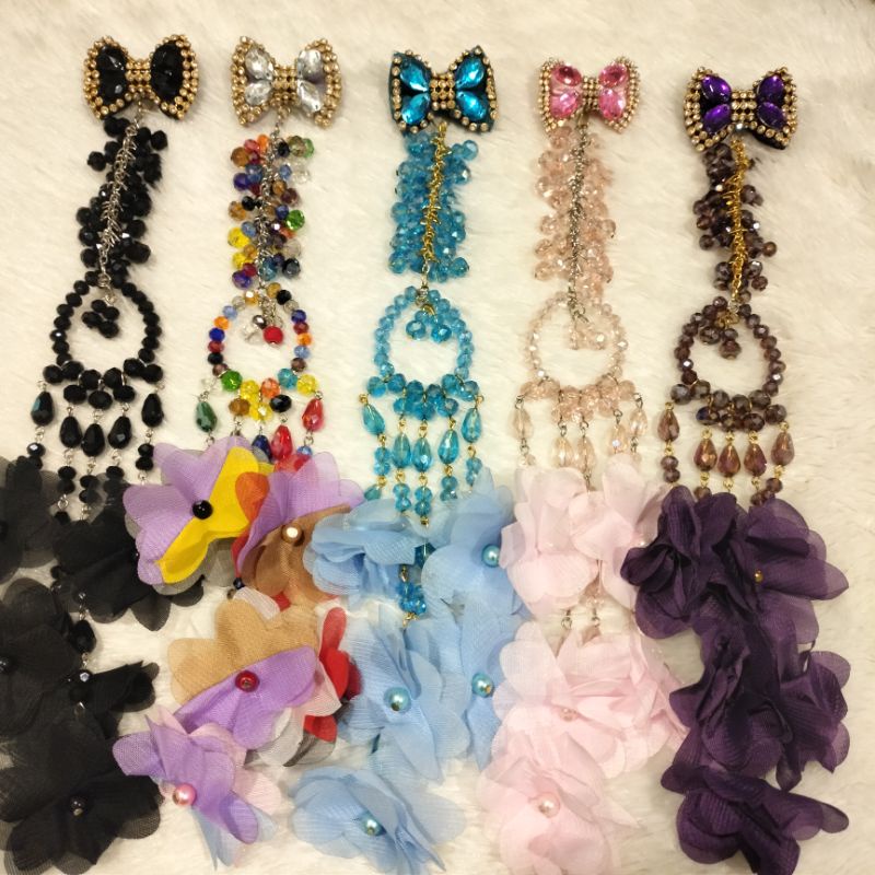 BROS DAGU PANJANG/BROSS HIJAB/AKSESORIS  WANITA (bulat bunga)