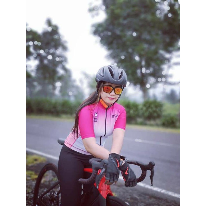 sxb women-s flyweight jersey road bike print