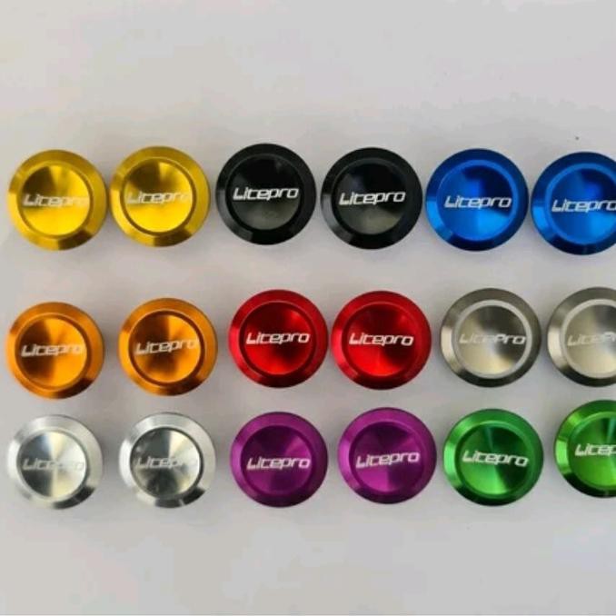 Bar and Cap Litepro Tutup Setang Sepeda Litepro Handlebar Cup