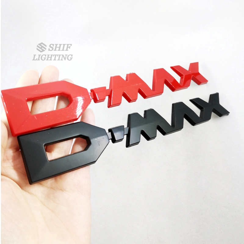 1pc Stiker Emblem Logo Dmax Bahan Abs Krom Untuk Bagasi Belakang Mobil Isuzu