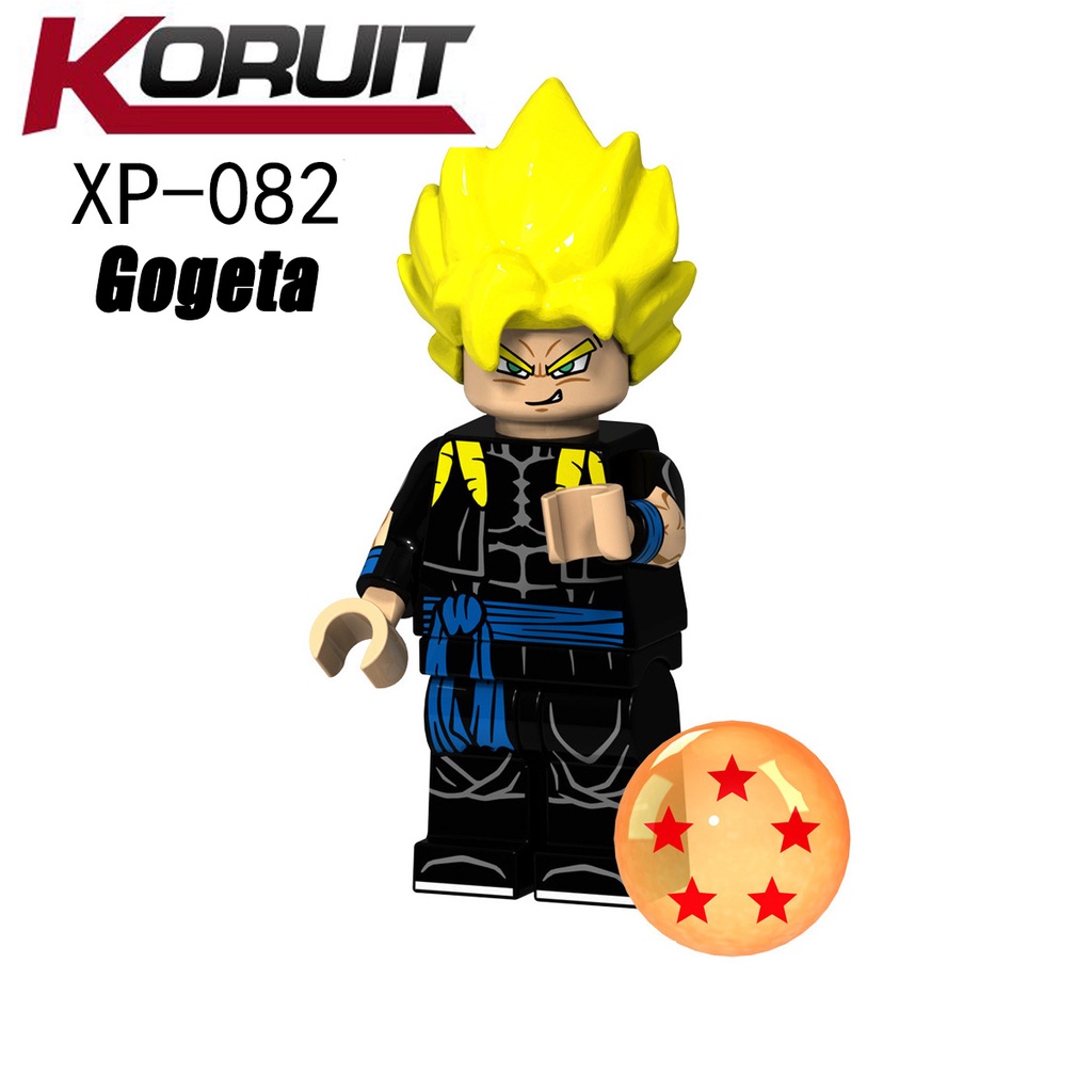 Action Figure Mini Karakter Dragon Ball Son Goku Gogeta Tien Shinhan Grand Priest KT1011