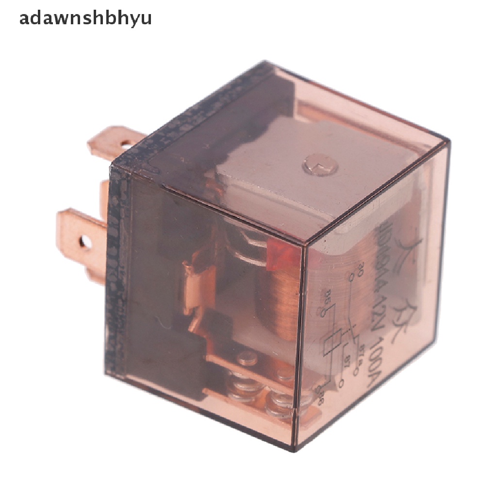 Relay Otomotif Tahan Air Adawnshbhyu12/24V 100A 4/5Pin SPDT relay Perangkat Kontrol Mobil