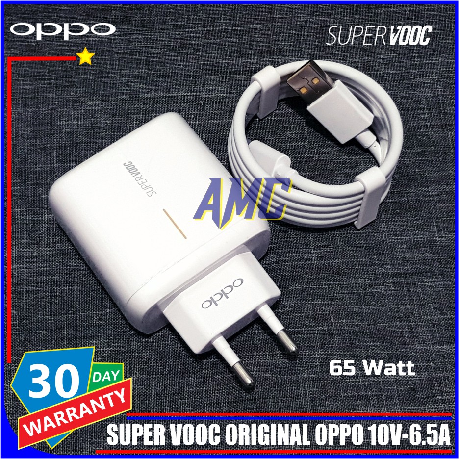 Charger Oppo Find X2 Find X2 Pro ORIGINAL 100% SUPER VOOC 65 Watt USB C