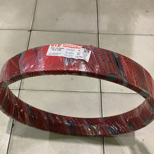 Velg did hitam ring 14 ukuran 160
