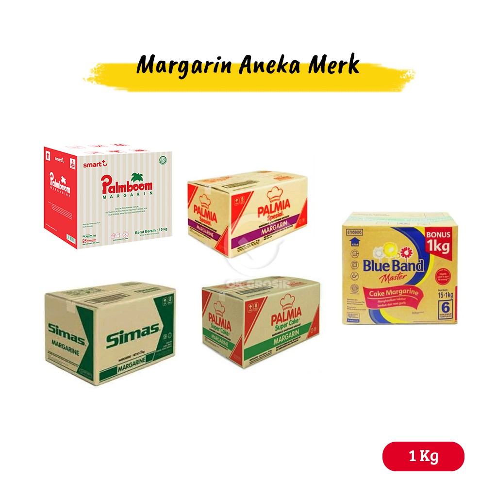 

Blueband / Palmia / Simas / Palmboom / Palmia Supercake / Sania (1 Kg)