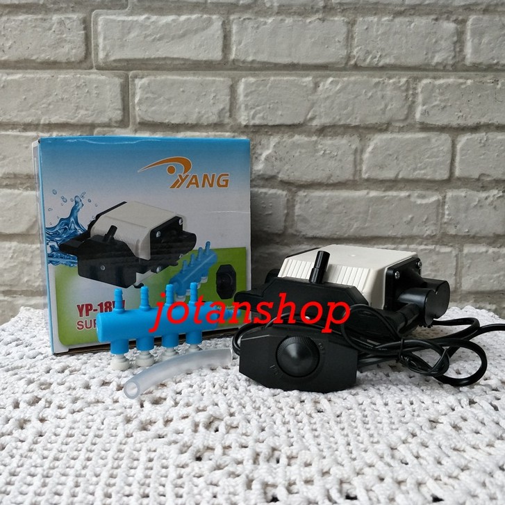 YANG YP 18 watt yp 18w aerator mesin gelembung udara airpump kolam aquarium hidroponik