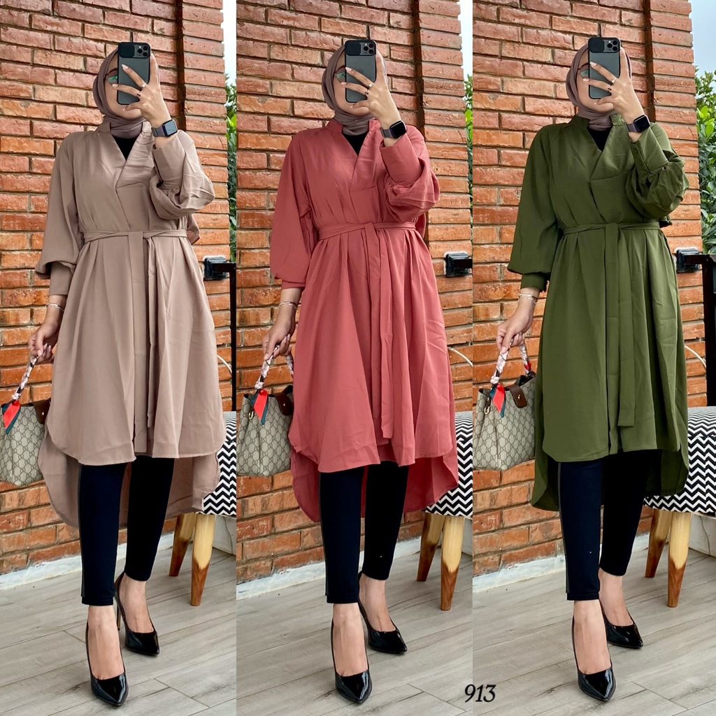 MINI DRESS SAMARA ALLSIZE FIT L BAHAN FURANO IMPORT