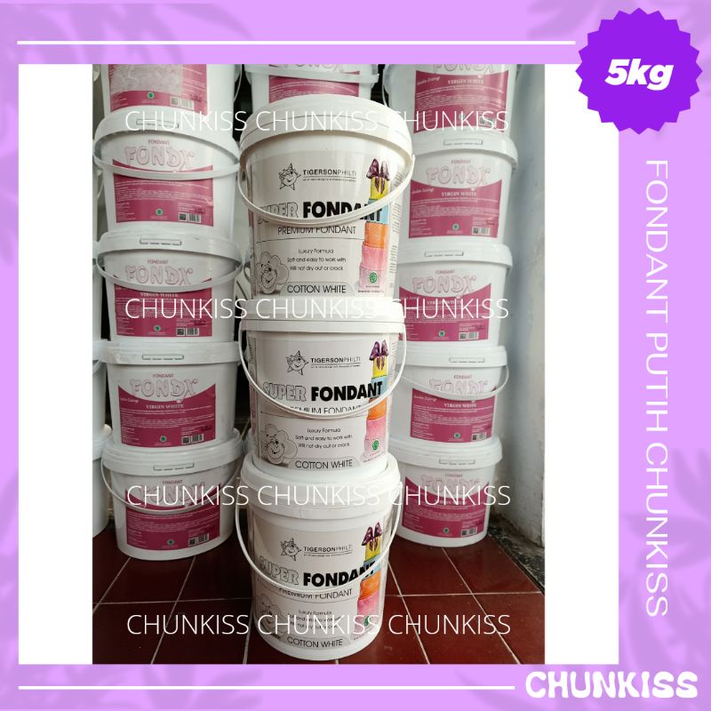 

FONDANT TIGERSON - 5 KG (KEMASAN PABRIK)