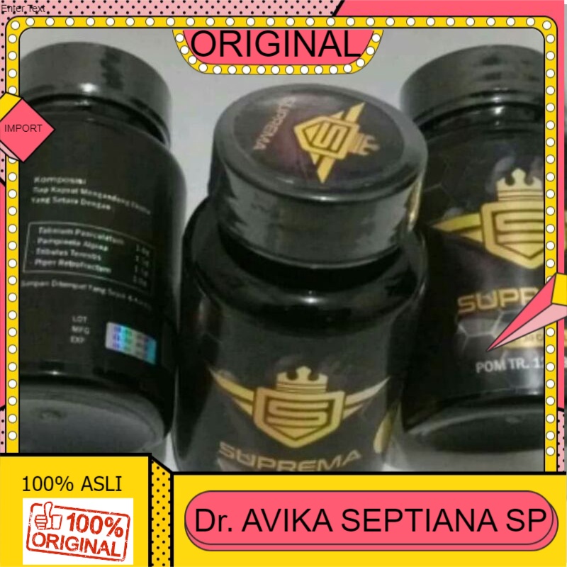 100% ASLI suprema herbal original