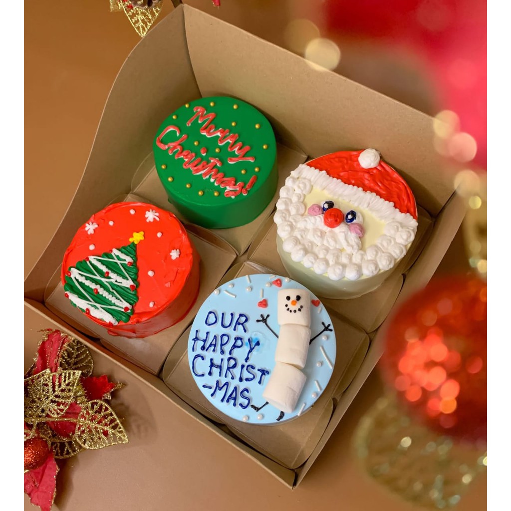 

Lunch box Natal / Korean Cake / Christmas Cake / MOHON BACA DESKRIPSI