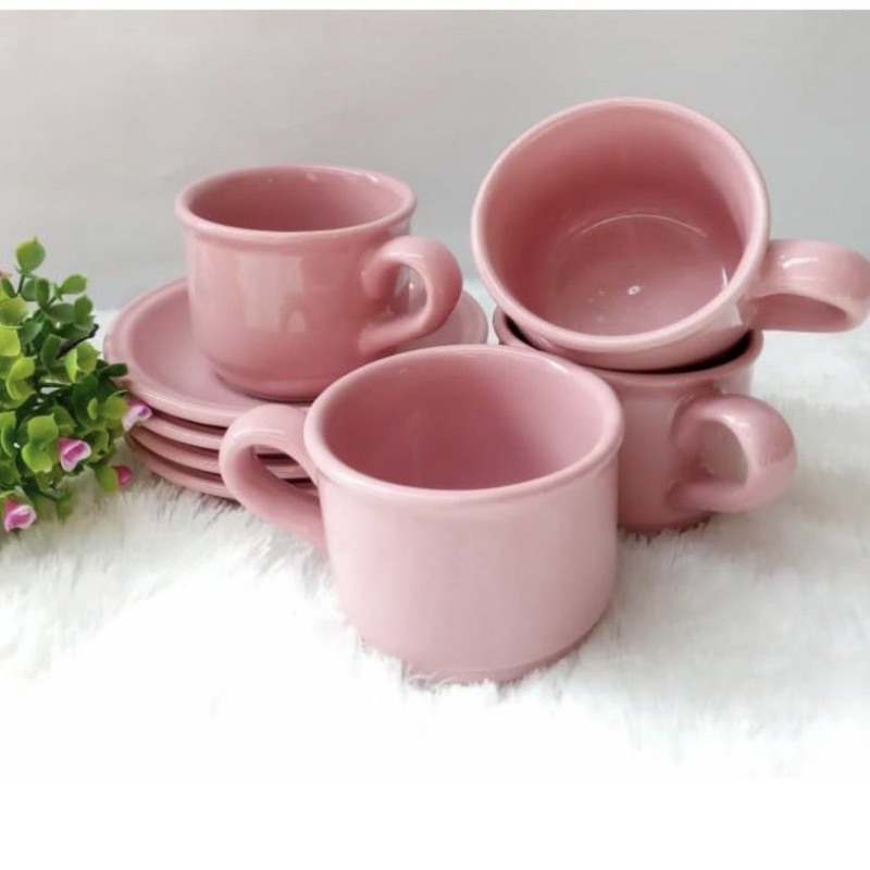 Cangkir Nikura Set / Cangkir Keramik Nikura Isi 6 Pcs