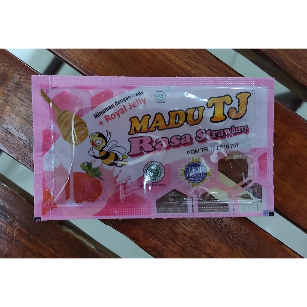 Madu TJ Isi 12 Sachet / Jeruk / Strawbery / Meningkatkan Imun / Stamina Tubuh