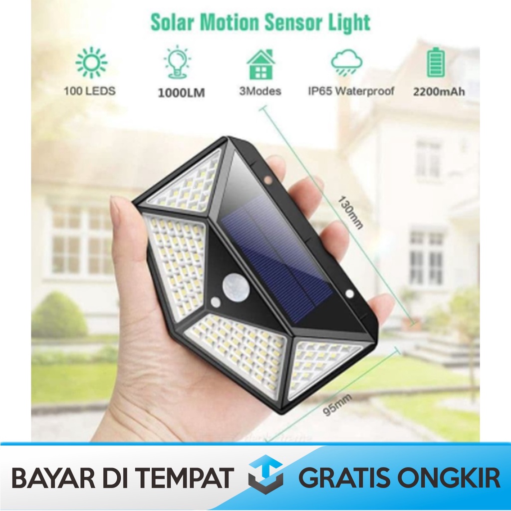 LAMPU TAMAN SENSOR GERAK OUTDOOR BY TAFFLED DREAM MASTER SOLAR POWERED