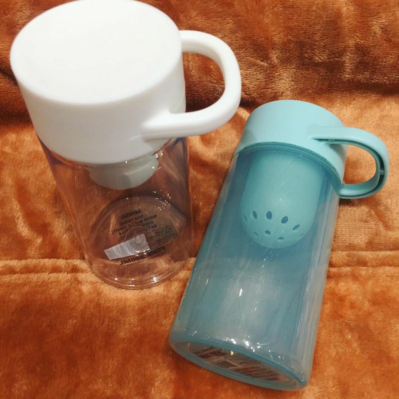 Infused Water Bottle 300 Ml Miniso