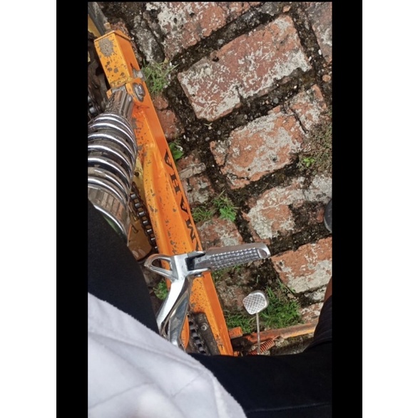 PROMO foot step gantung satria fu chrome crome crom step belakang satria fu chrome